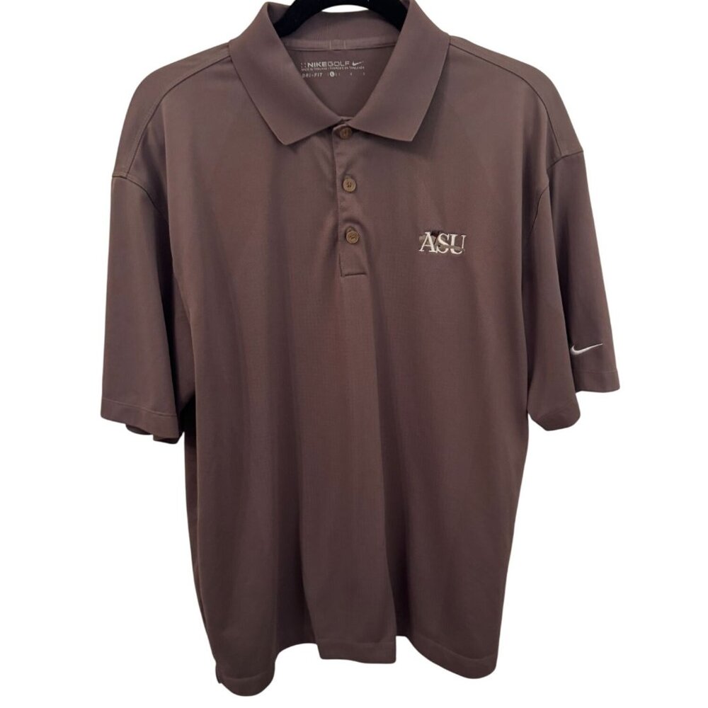 Nike ASU brown polo size L